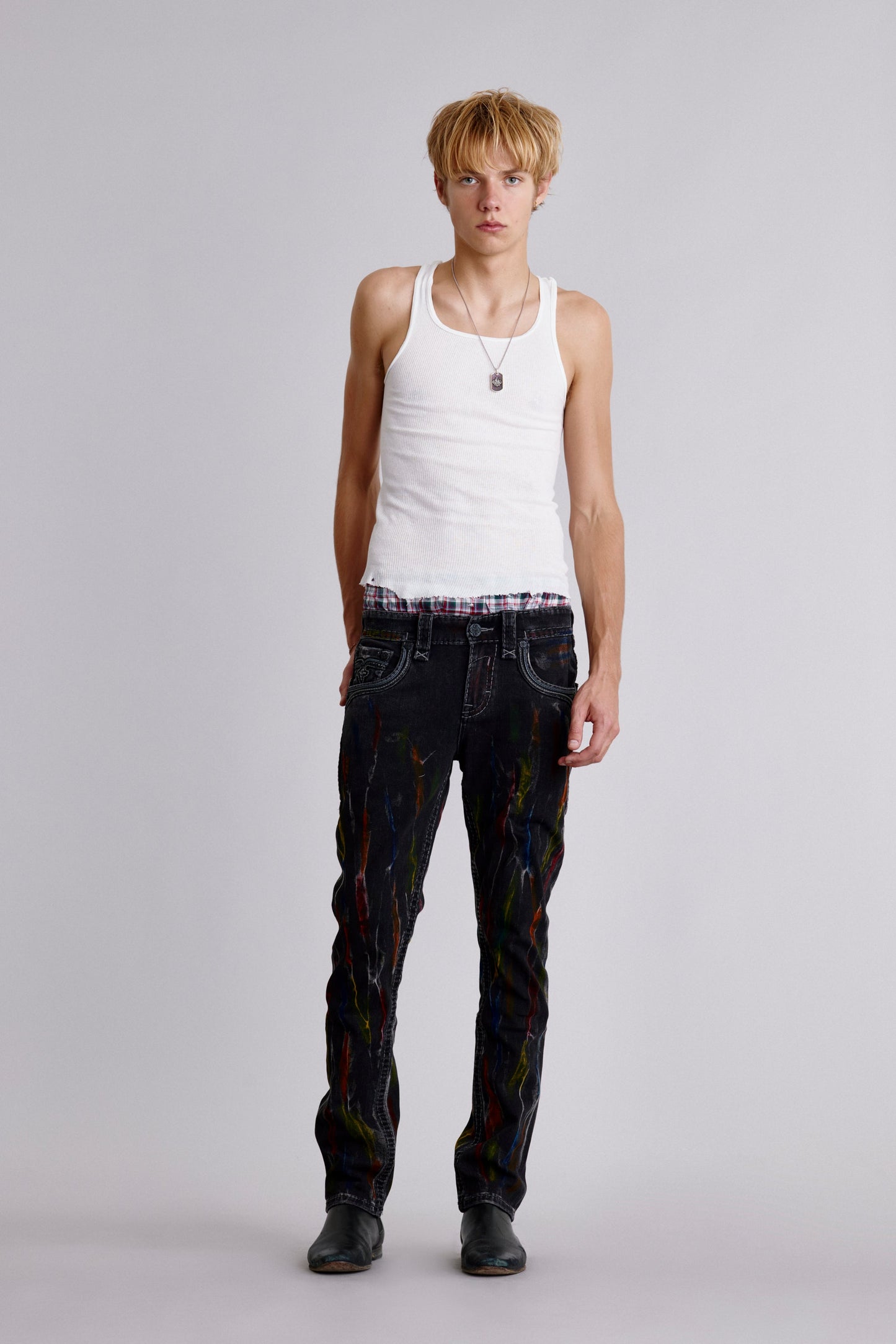 Lunar Rock Alt Straight Jeans Black Wash