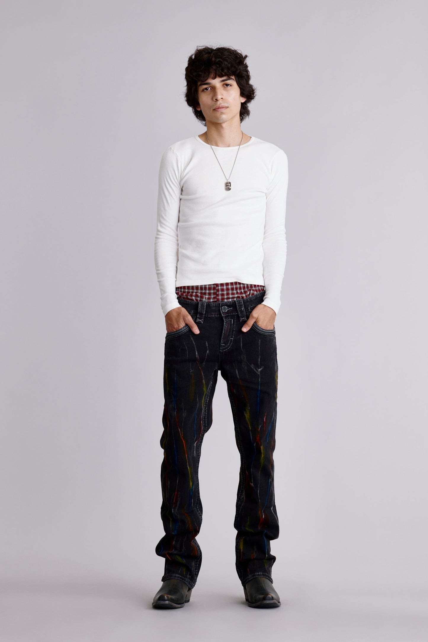 Lunar Rock Bootcut Jeans Black Wash