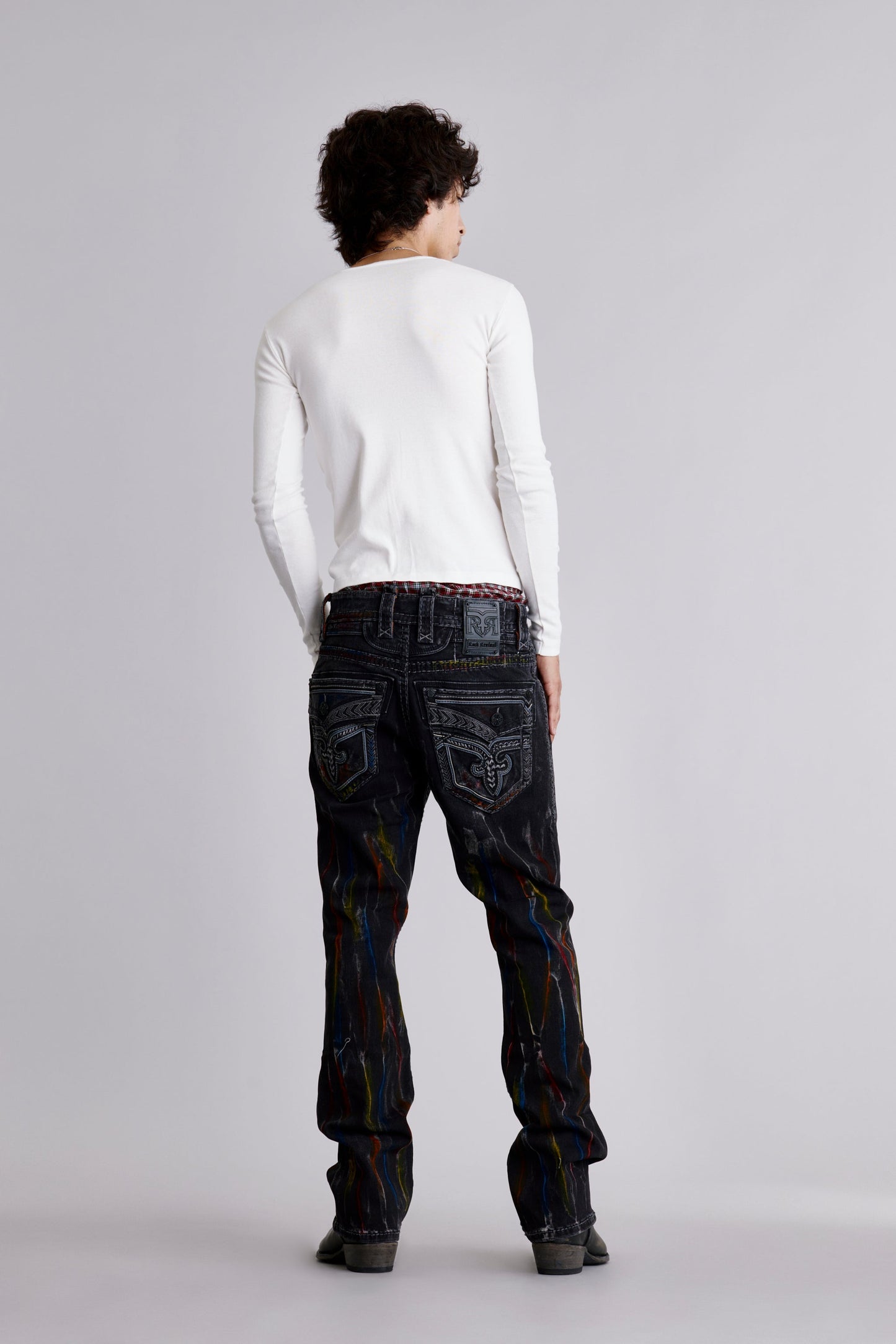 Lunar Rock Bootcut Jeans Black Wash