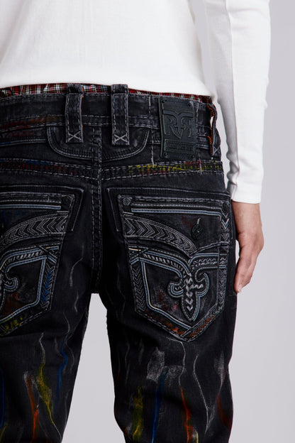 Lunar Rock Bootcut Jeans Black Wash