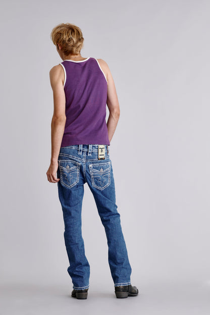 Titan Relaxed Straight in Medium/White