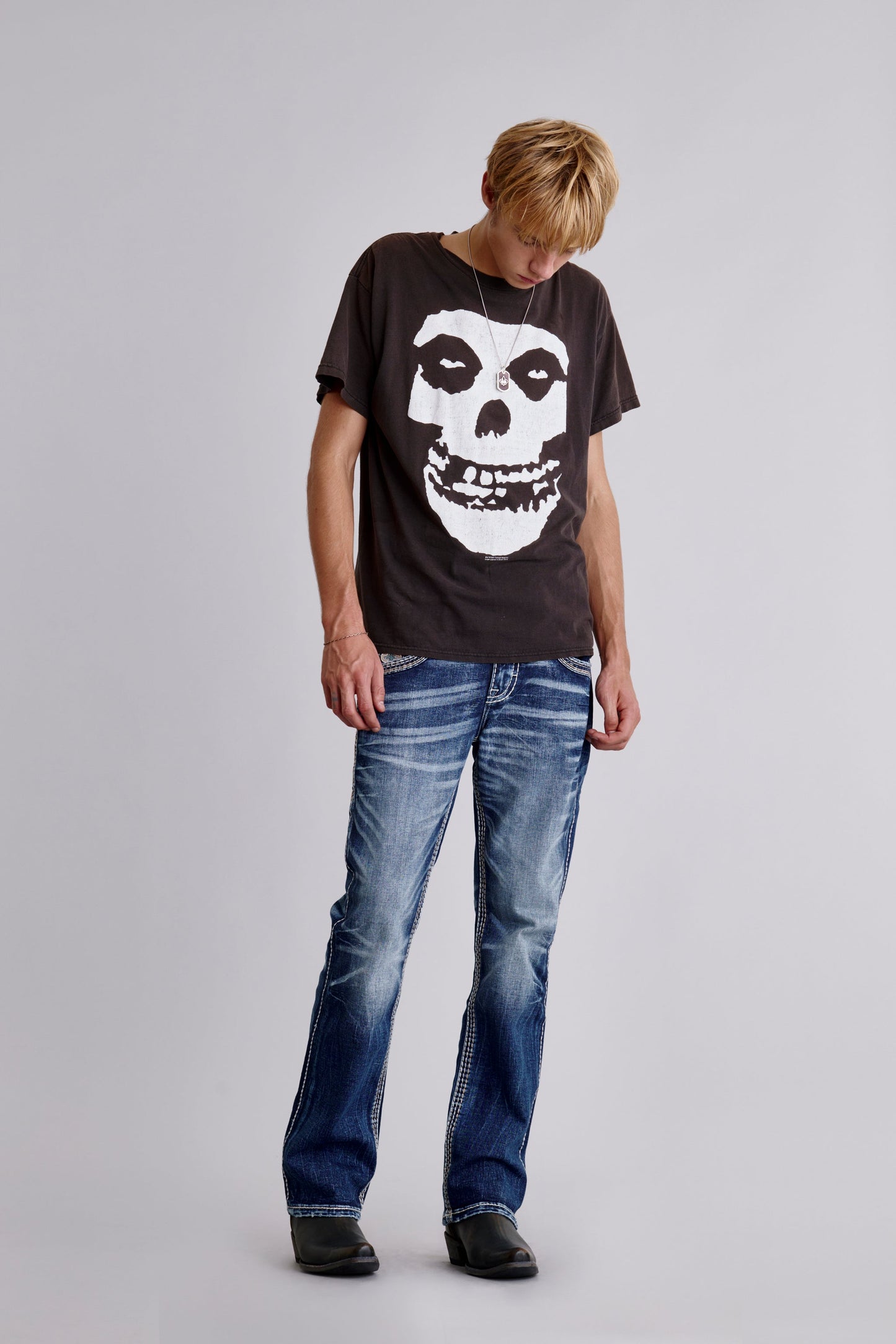 Zaid In Blue Bootcut Jeans
