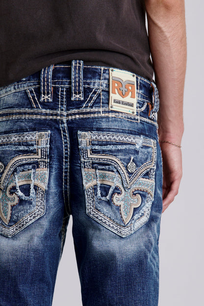 Zaid In Blue Bootcut Jeans