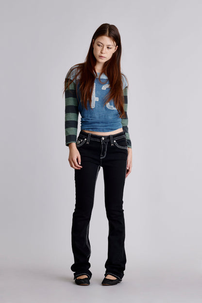 Yucca Bootcut Jeans in Black