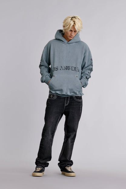 Rustin Relaxed Straight in Charcoal