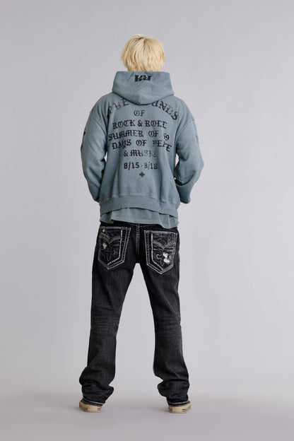 Rustin Relaxed Straight in Charcoal