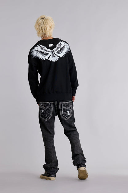 Soundwave Crewneck in Black