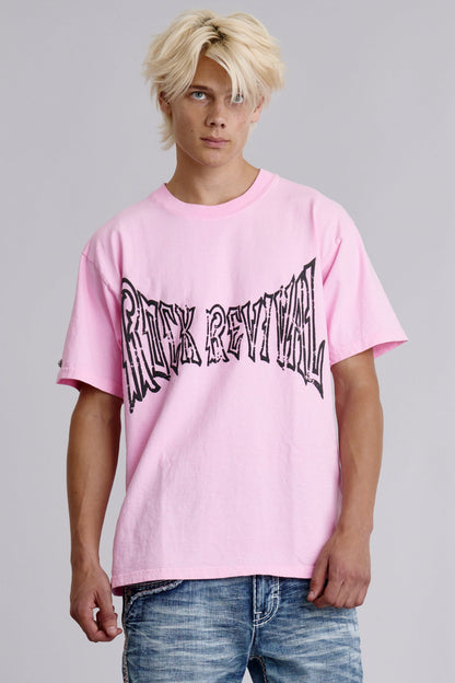 Soundwave Tee in Pink
