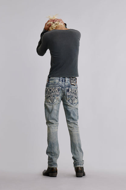 Ernest Alt Straight Jeans in Medium Wash