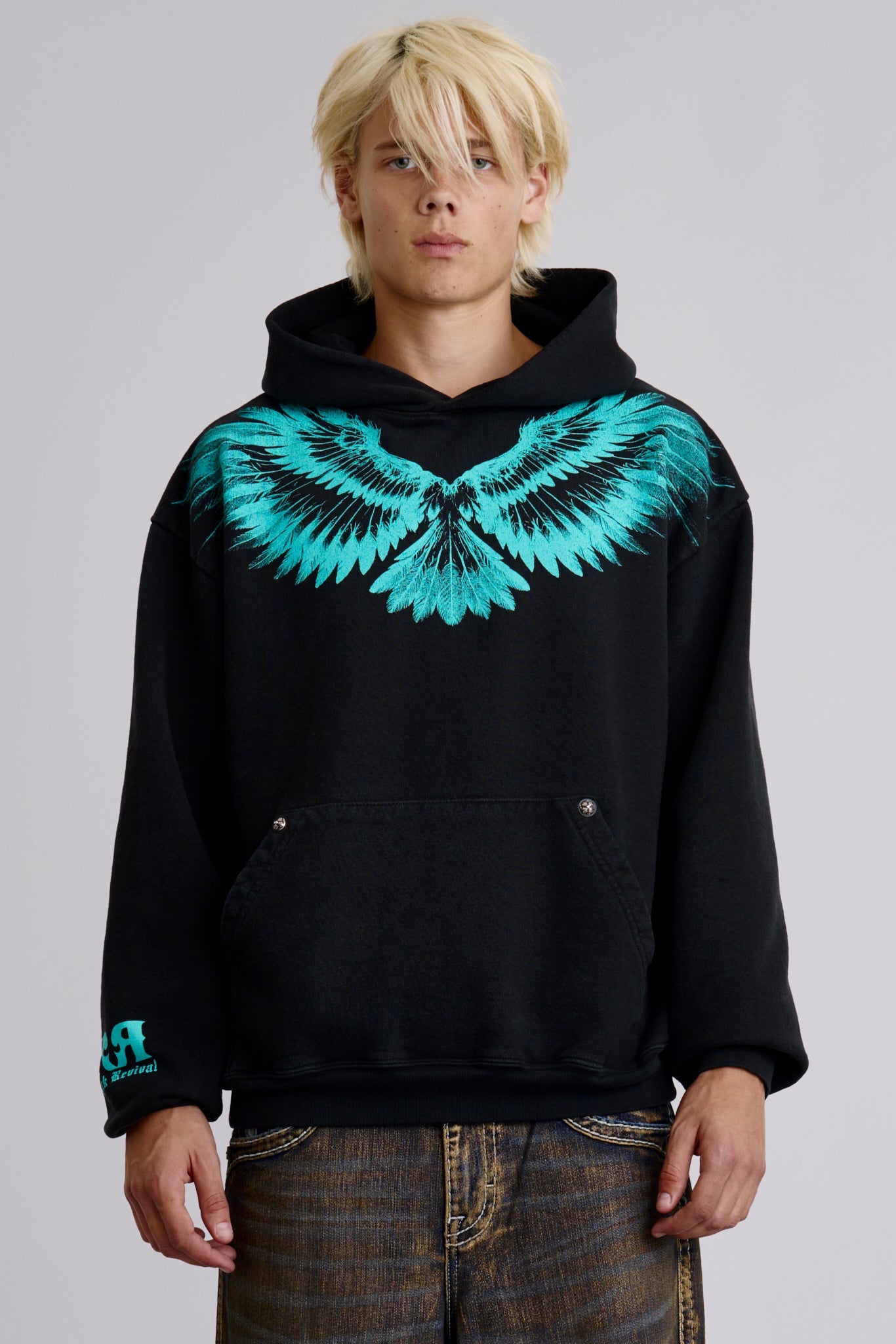 Infernal Wings Hoodie in Black