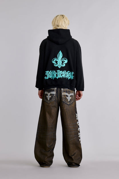 Infernal Wings Hoodie in Black