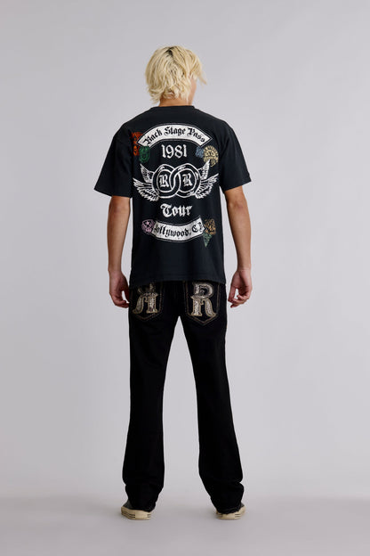 1981 Hollywood Tee in Black