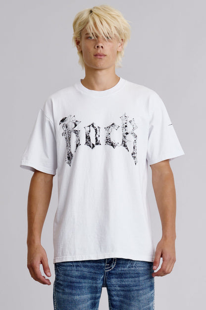Rock Tee in White
