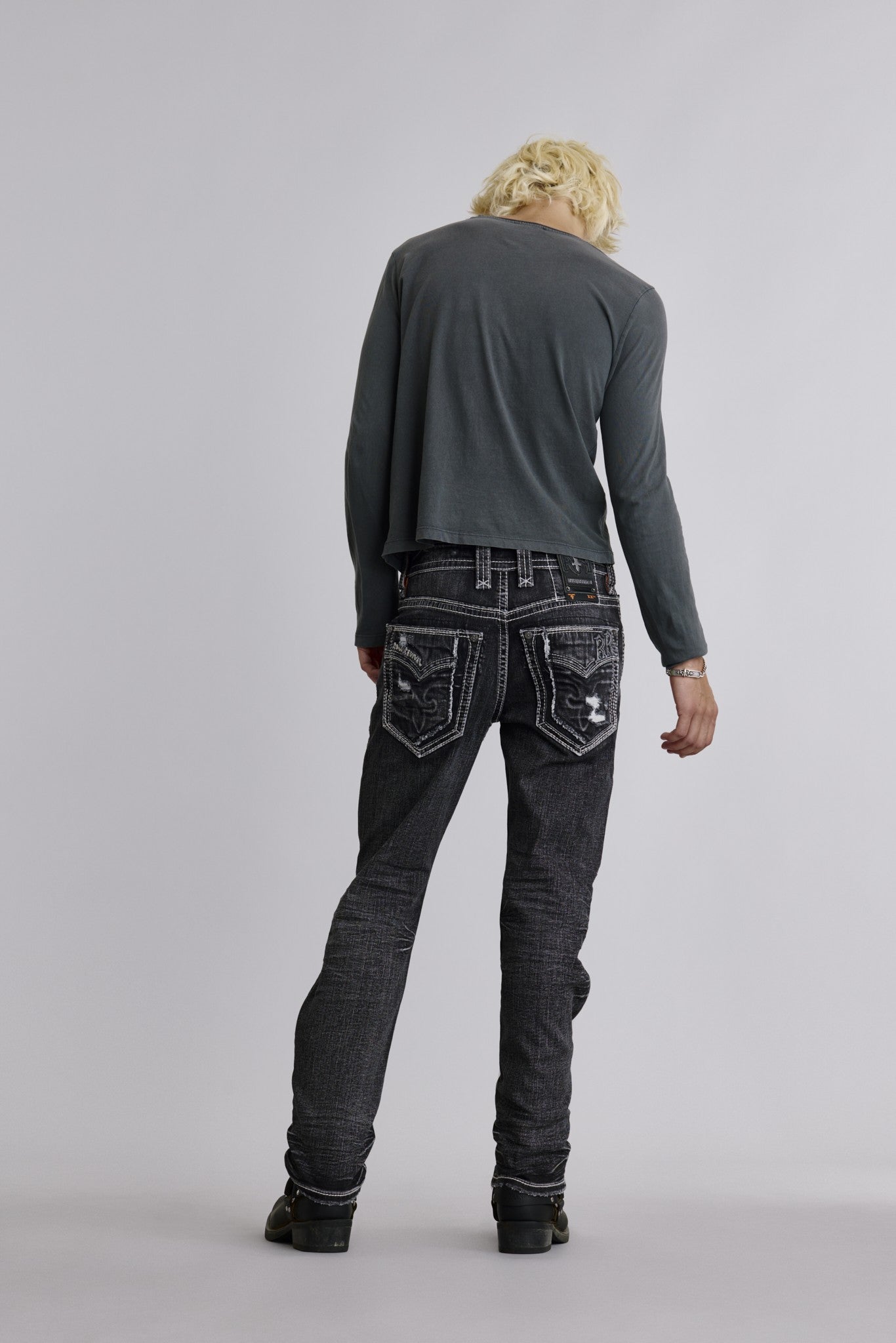 Rustin Relaxed Straight in Charcoal
