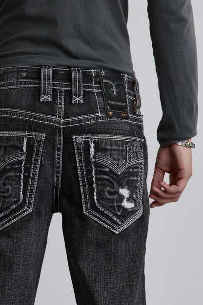 Rustin Relaxed Straight in Charcoal