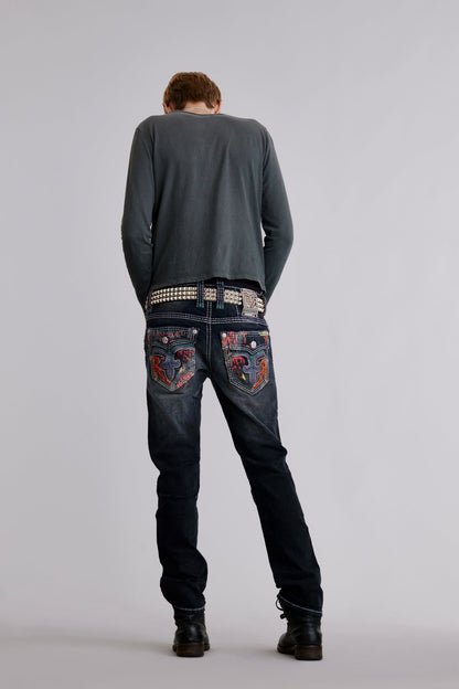 Armie Straight Jeans in Black