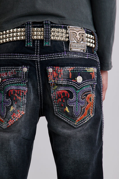 Armie Straight Jeans in Black