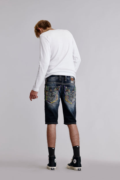 Deen Denim Shorts in Black