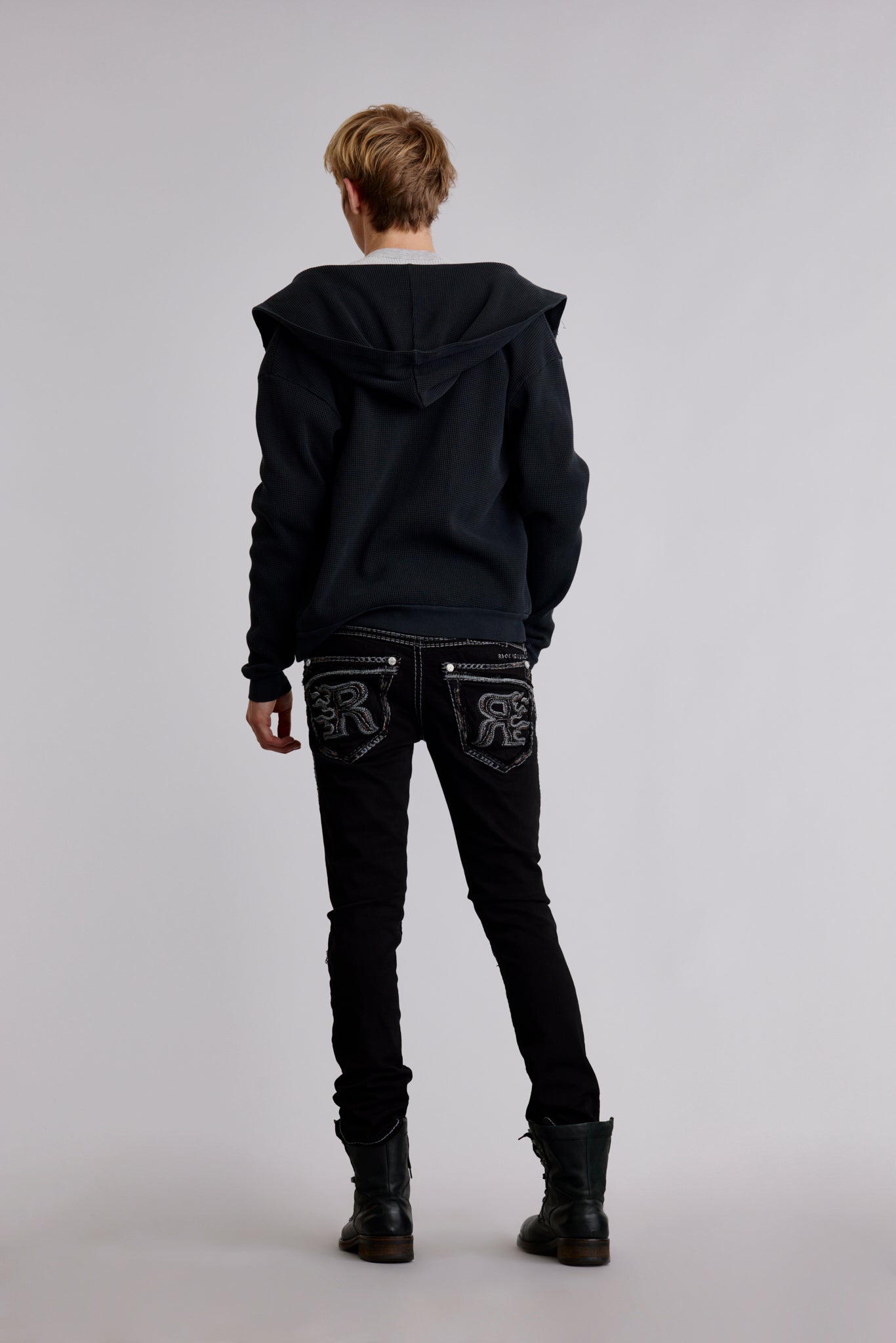 Hektor Alt Straight Jeans in Black