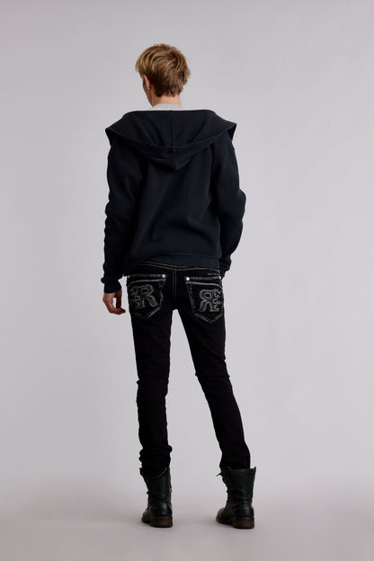 Hektor Alt Straight Jeans in Black