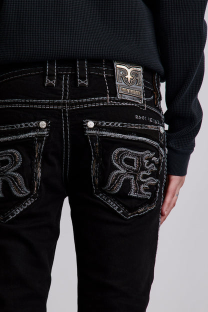 Hektor Alt Straight Jeans in Black