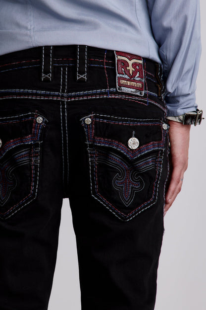 Jonathan Straight Jeans in Black