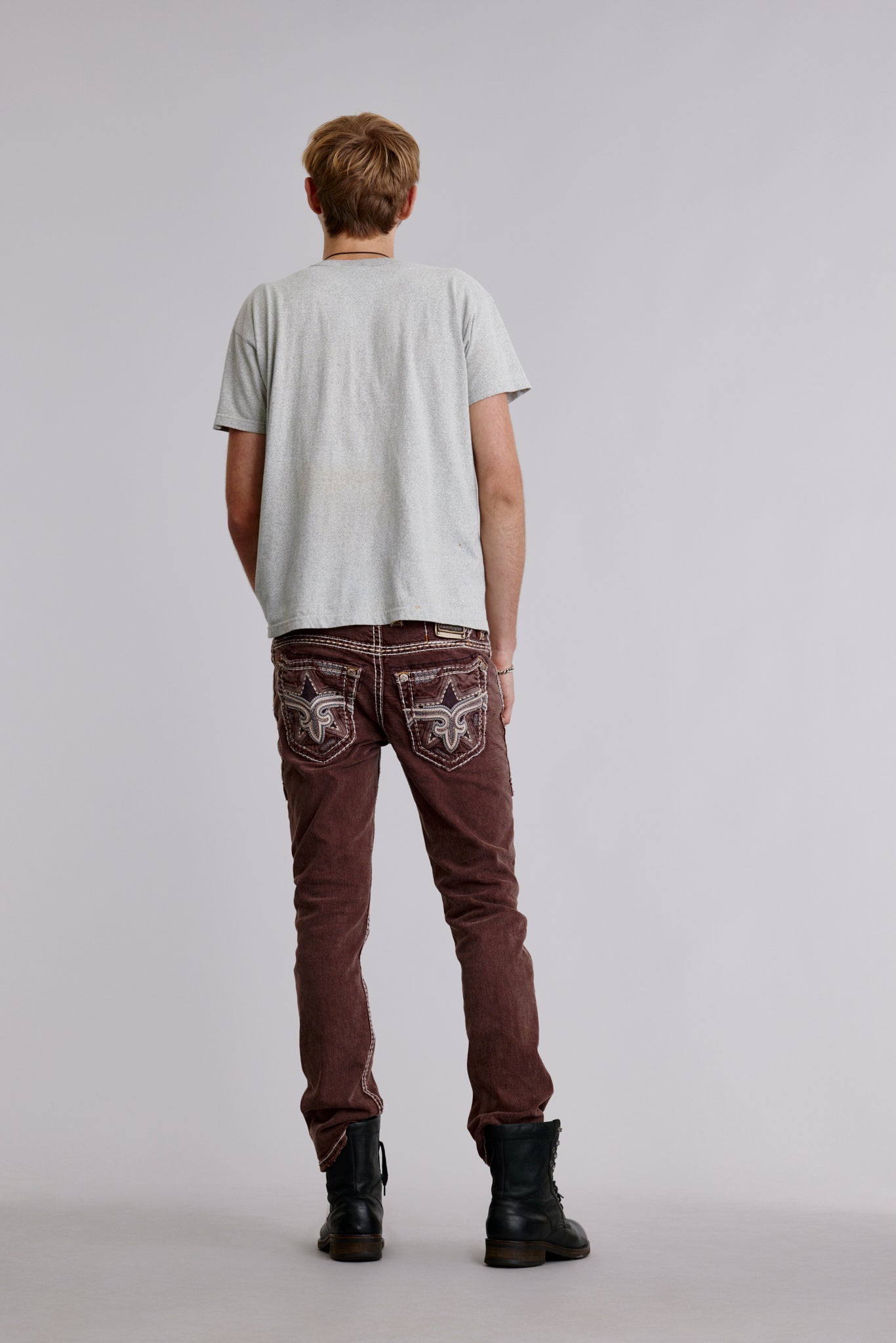 Louis Straight Jeans in Brown