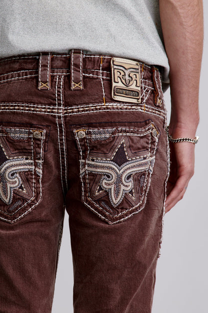 Louis Straight Jeans in Brown