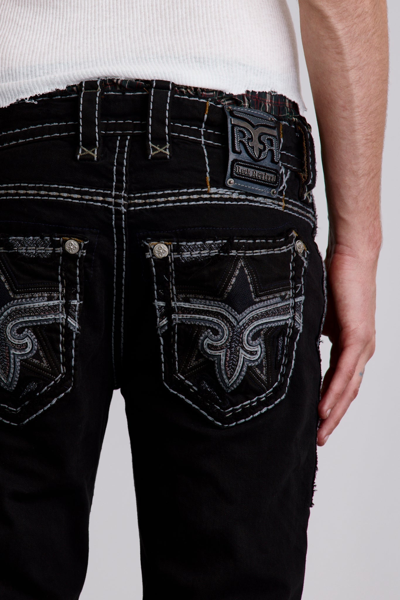 Louis Straight Jeans in Black