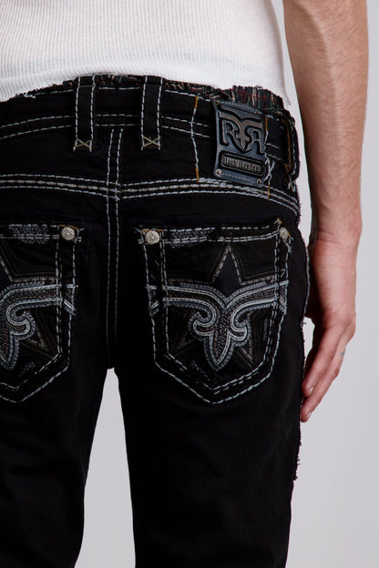 Louis Straight Jeans in Black