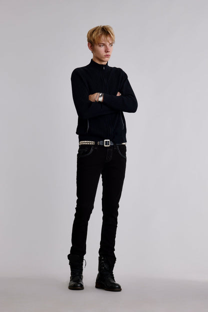 Lunar Rock Alt Straight Jeans in Black