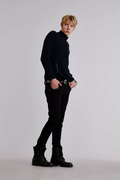 Lunar Rock Alt Straight Jeans in Black