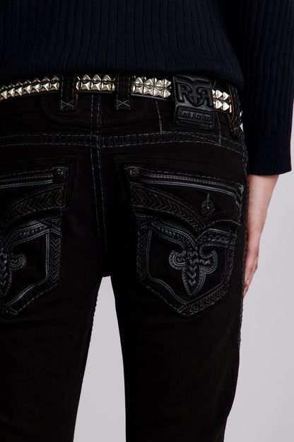 Lunar Rock Alt Straight Jeans in Black