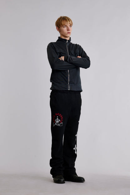The Fleur Stack Sweatpants