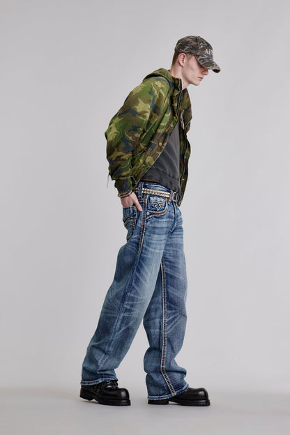 Arther Baggy 2 Jeans in Medium Blue
