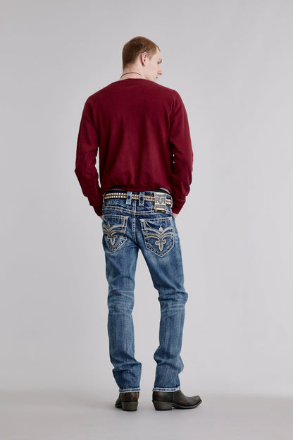 Arther Straight Jeans in Medium Blue