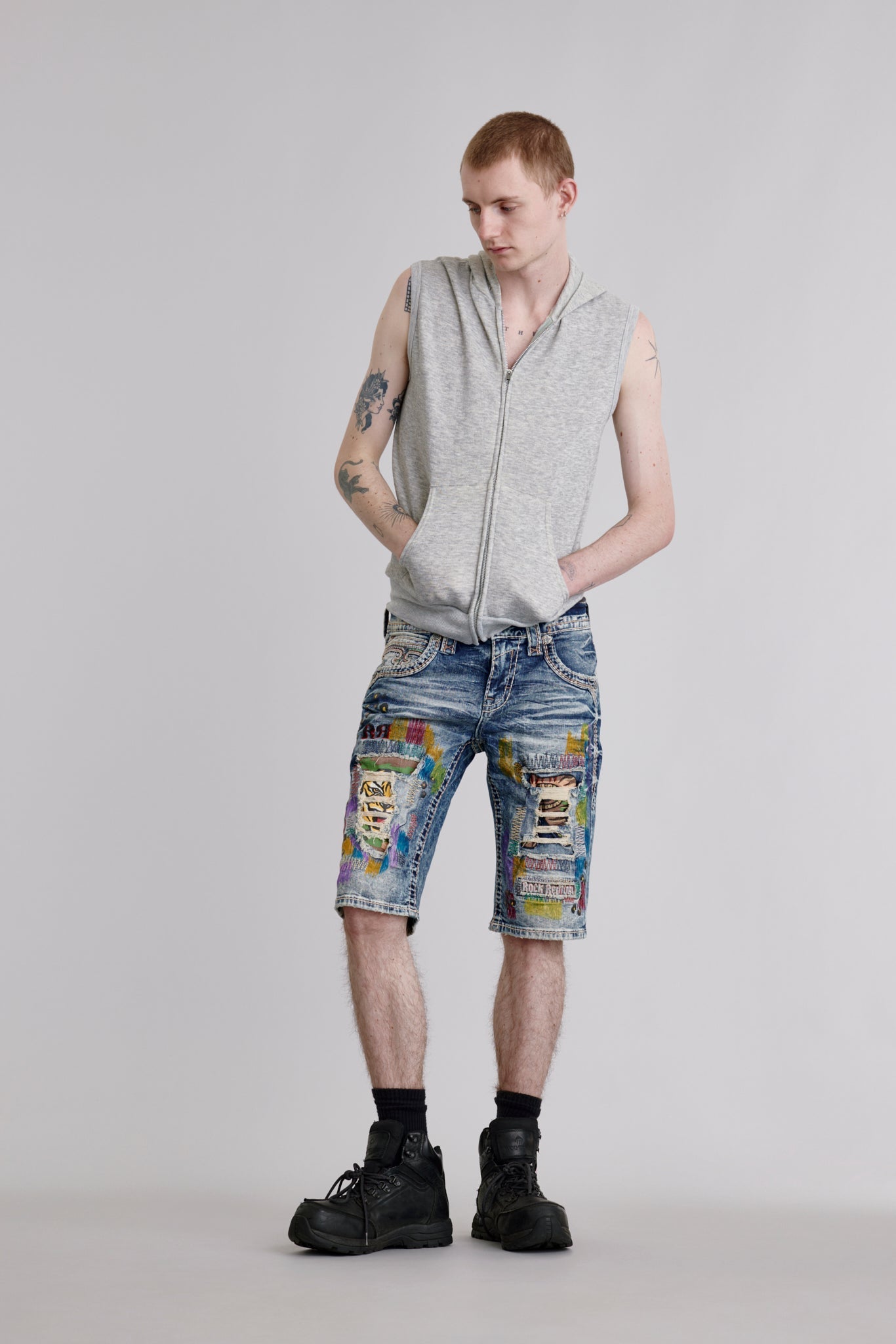 Deen Denim Shorts Medium Blue