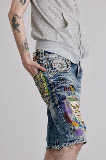 Deen Denim Shorts Medium Blue