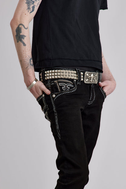 Ermias Straight Jeans In Black