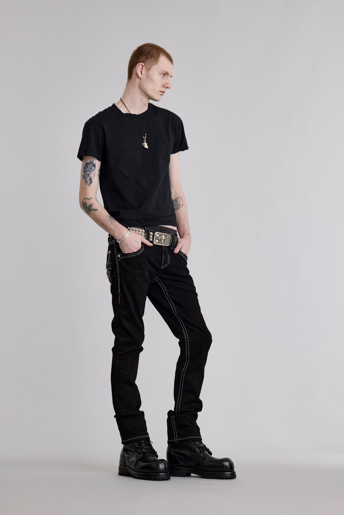 Ermias Straight Jeans In Black
