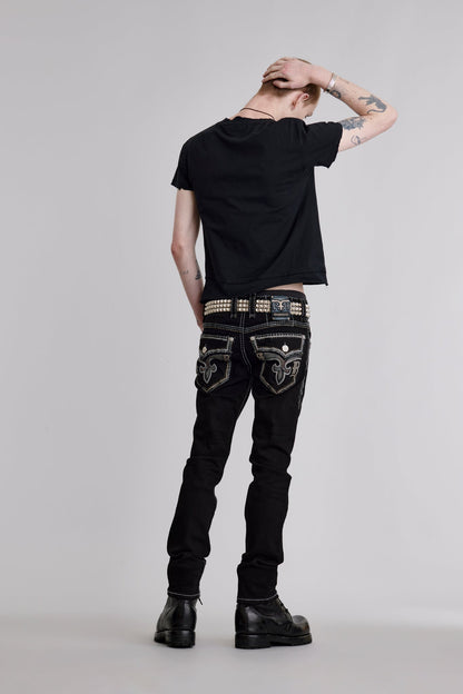 Ermias Straight Jeans In Black