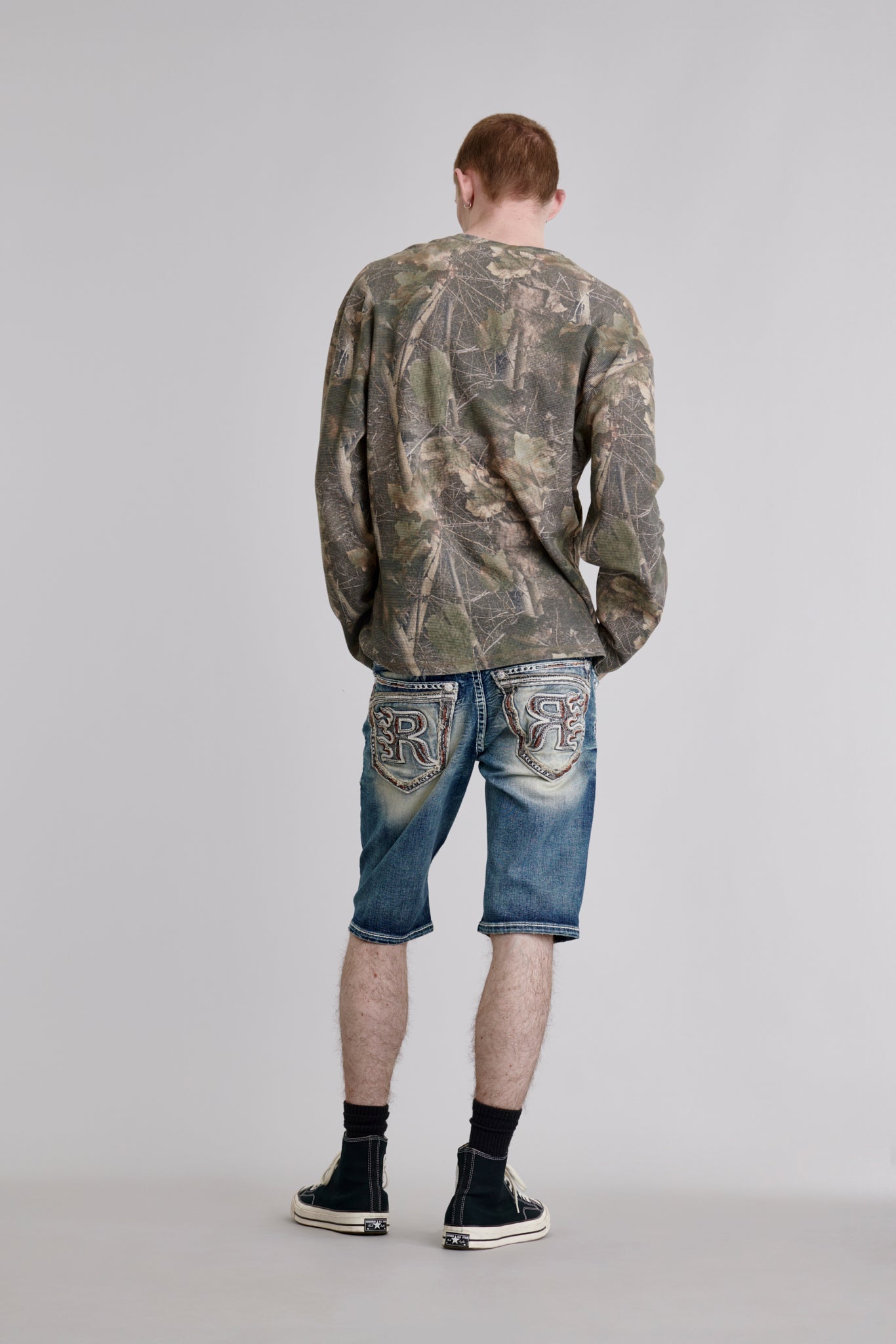 Hektor Denim Shorts in Medium Blue