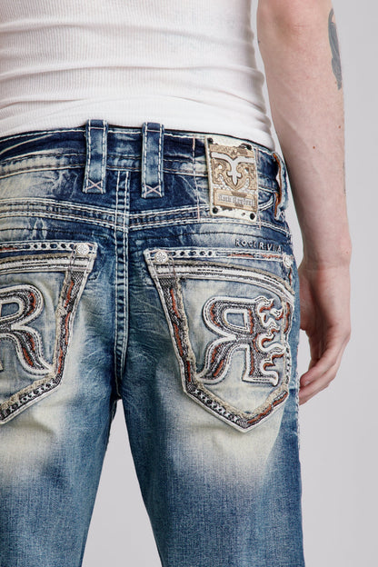 Hektor Denim Shorts in Medium Blue