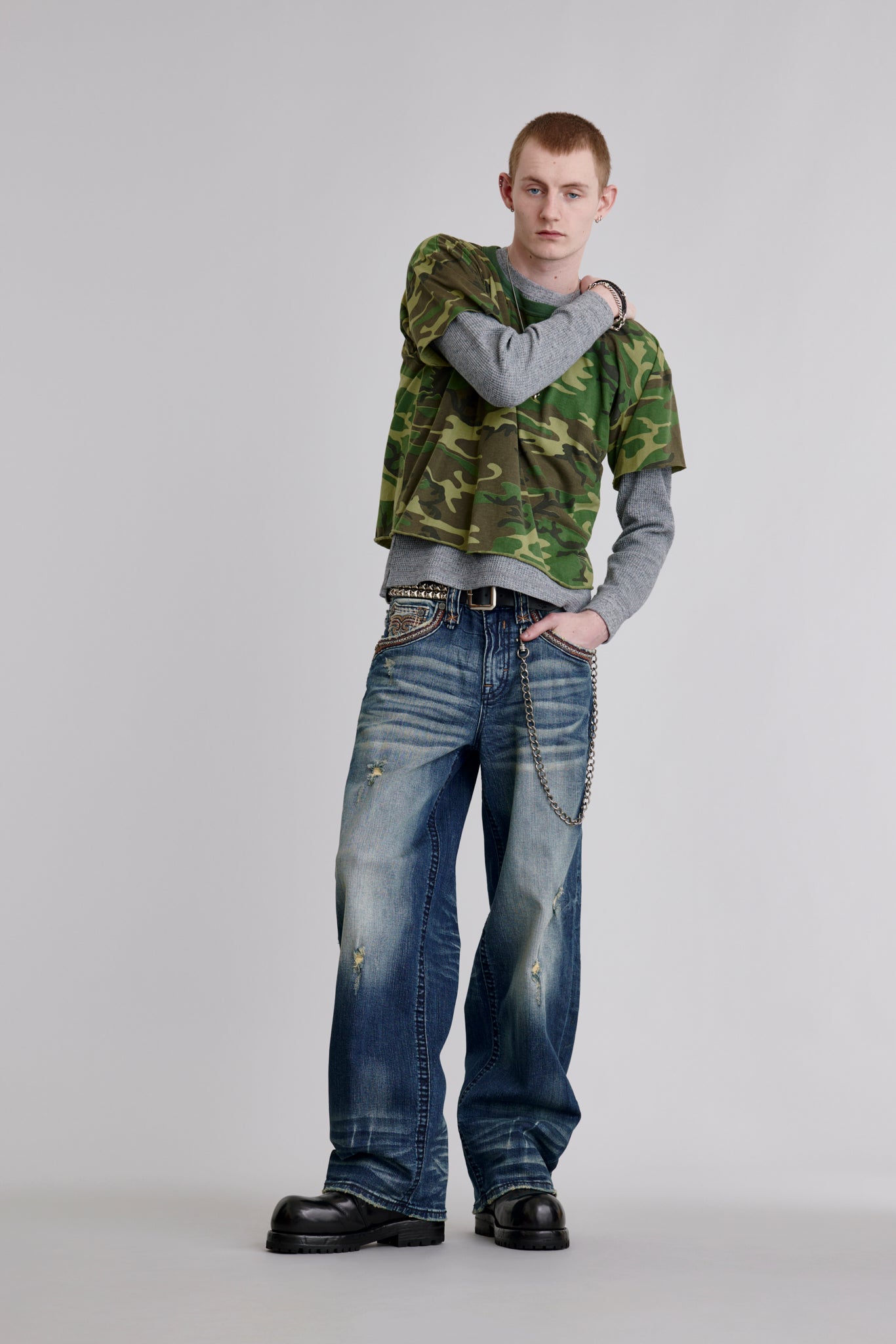 Milton Baggy 2 Studded Jeans