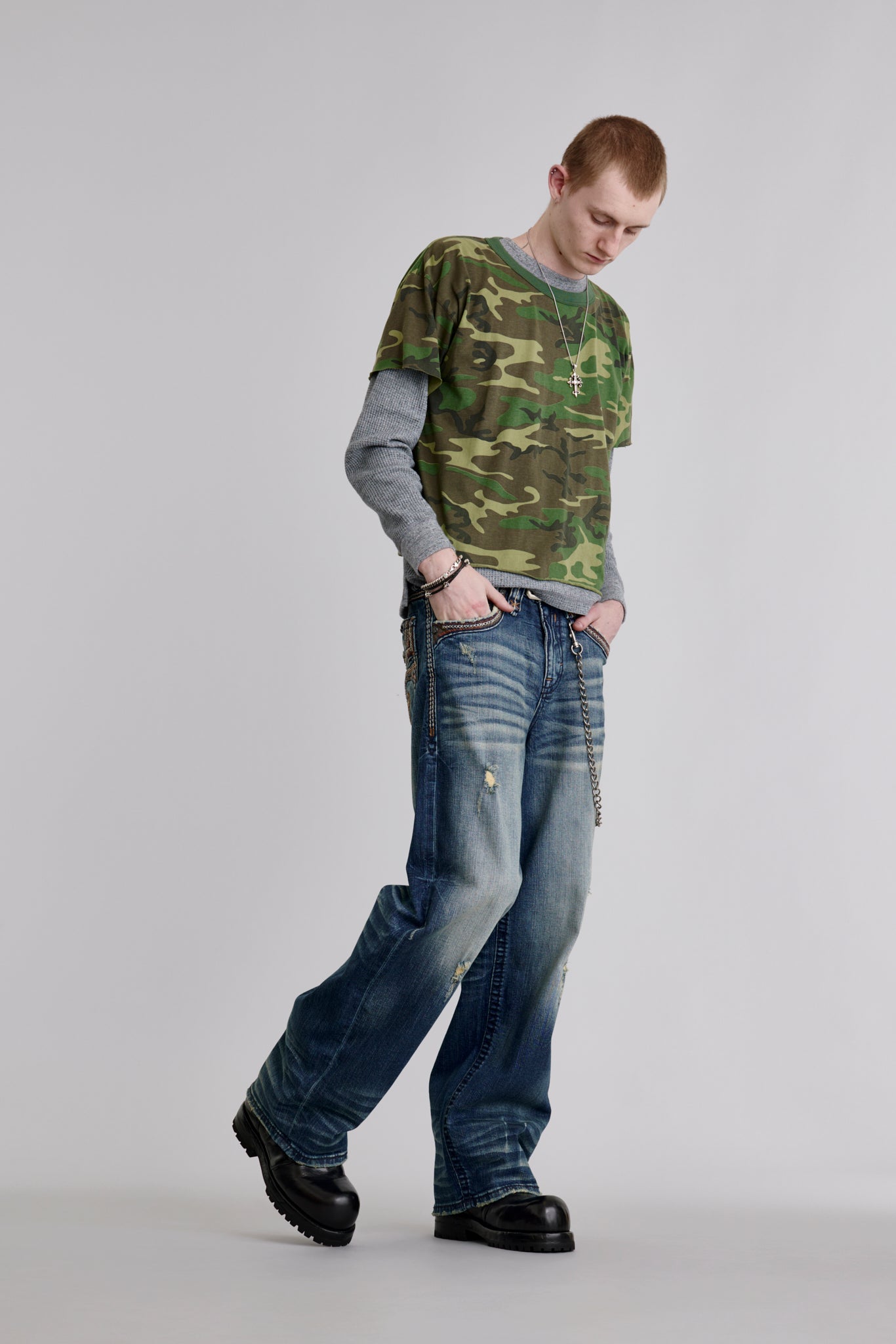 Milton Baggy 2 Studded Jeans