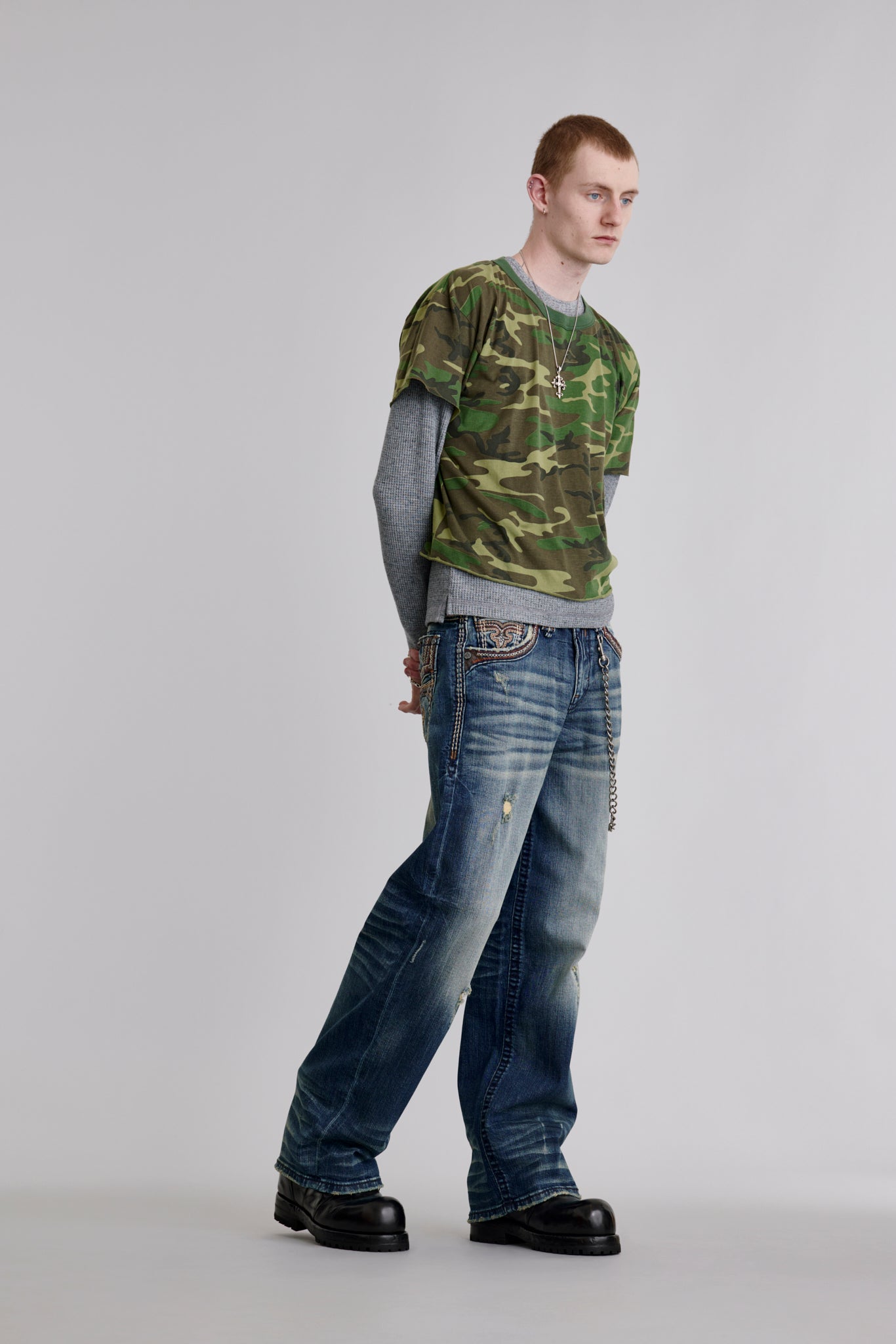 Milton Baggy 2 Studded Jeans