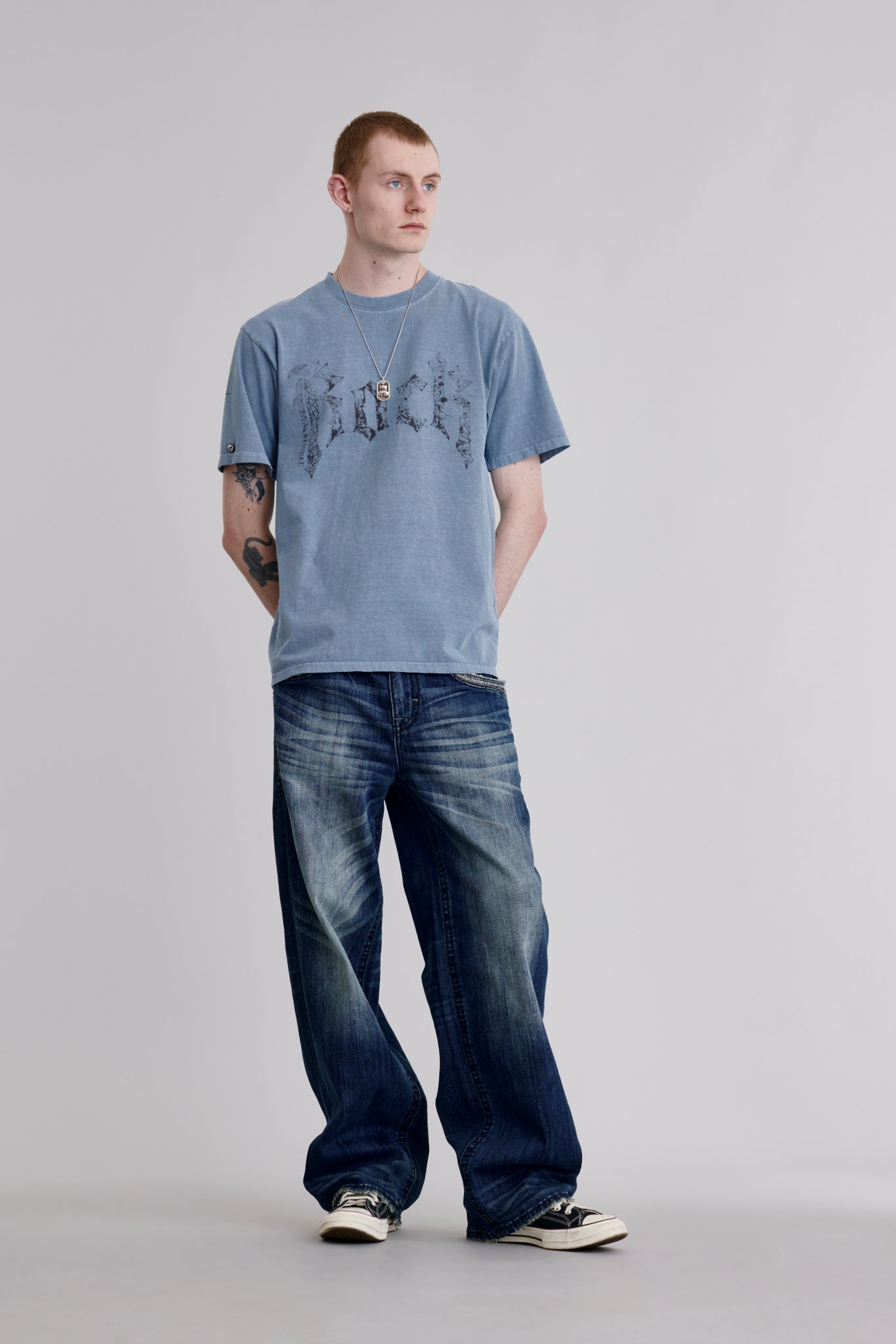 Rock Tee in Blue