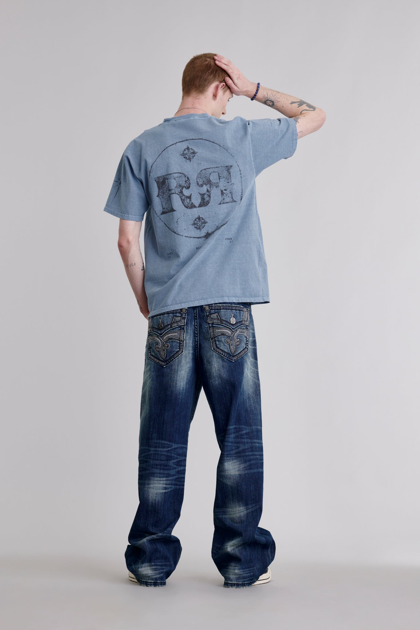Rock Tee in Blue