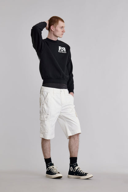 White Cargo Shorts