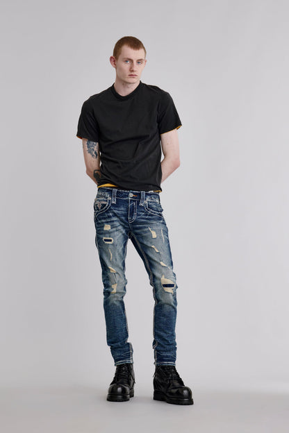 Richie Alt Straight Jeans in Blue